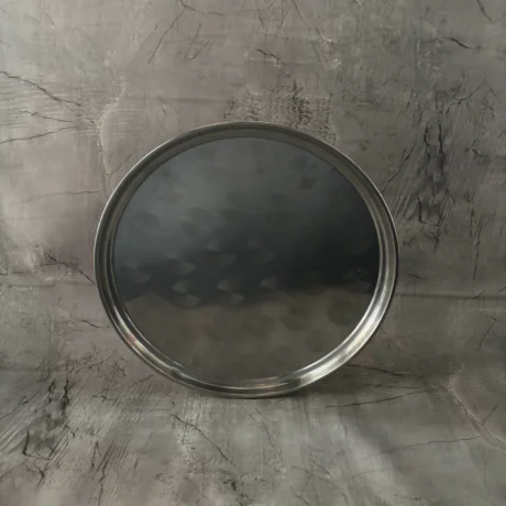 Bandeja Redonda pequeña en acero_