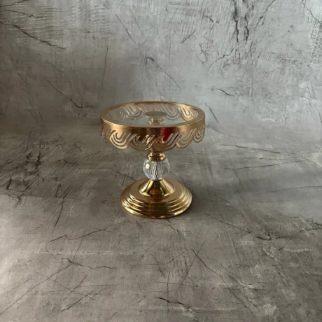 Torre metálica con Base de vidrio pequeña